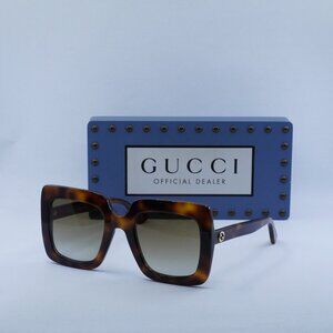 GUCCI GG0328S 002 HAVANA BROWN SUNGLASSES